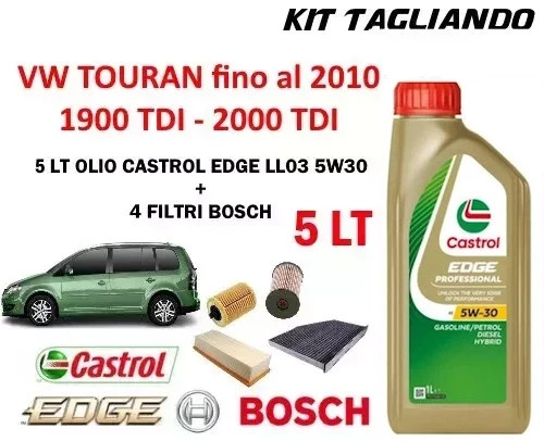 Kit tagliando olio castrol - kit,