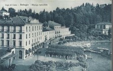 CARTOLINA NON VIAGGIATA_ LAGO DI COMO - BELLAGIO - ALBERGO SPLENDIDO _ED BRUNNER