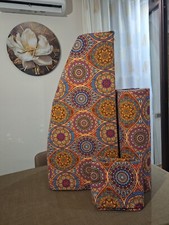 completo cuscini per letto a ponte o cassettone disegno Geometrico Mandala