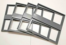 ESPOSITORI / CONTENITORI  per CD  / n.4 pezzi in metallo  colore grigio  (Vuoto)