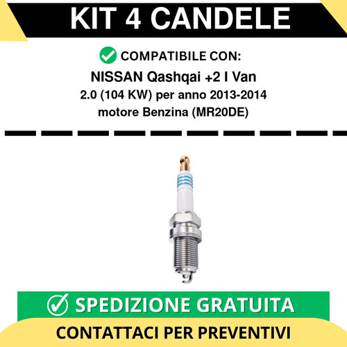 Kit candele per nissan - 4,