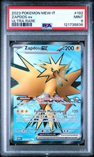 Pokemon Card Zapdos EX 192/165