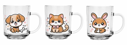 Bicchiere con motivo - 6x,
