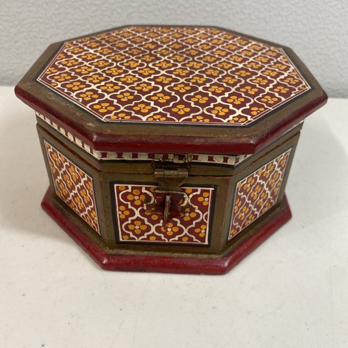 Octagonal hand painted - octagonal,