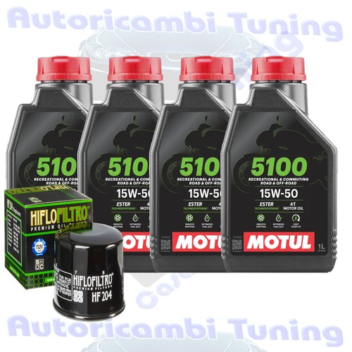 Kit tagliando olio motul 5100 - kit,