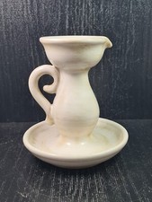 saca ceramica artistica dei castelli porta candela artigianale cm 11 x 12 h