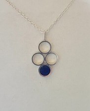 Ciondolo in argento sterling 925 danese disegnato e realizzato da Arne Johansen