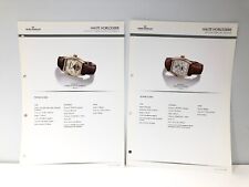 Press Kit - GIRARD PERREGAUX - Alta Orologeria - Modelli Richeville - Inglese