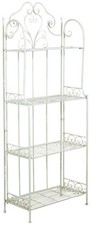 Etagere ferro battuto bianco