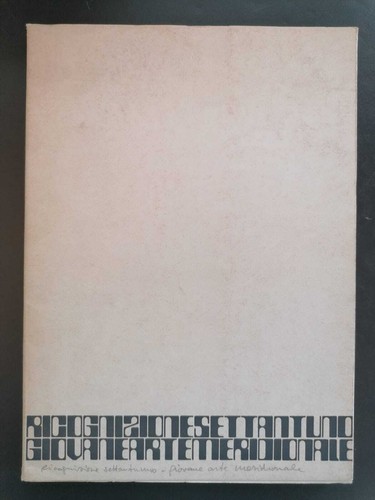 Ricognizione giovane arte - 71:,