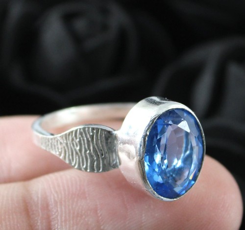 Anello gemma ovale - anello,