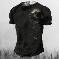 T-shirt teschio grafica