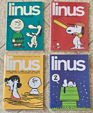 LINUS,LOTTO DI 4 VOLUMI,ANNO 1965,N°2+TRE RISTAMPE N° 3+4+5,IMBUSTATI DA EDICOLA