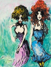 P. PARLO (1890-1967), Cocottes