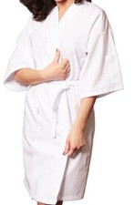 KIMONO DONNA-LAVORO-ESTETISTA-PARRUCCHIERA-IN BIANCO