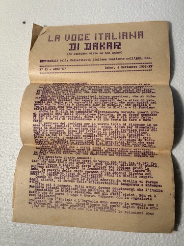Voce italiana dakar - la, di