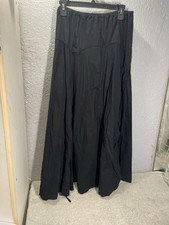 Gonna nera reversibile maxi