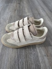 Sneakers donna Isabel Marant Beth scamosciate panna/abbronzatura taglia 36