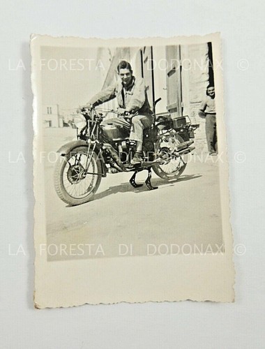 Vecchia foto moto epoca 1948 - moto,