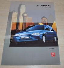 Citroen AX 1997 Brochure