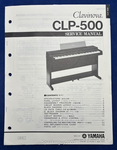 Manuale servizio originale - servizio,