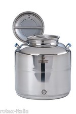 Sansone Fusto saldato europa 30 litri lt inox contenitore olio vino bidone Rotex