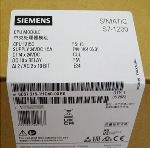 6es7215 1hg40 0xb0 - 6es7215-1hg40-0xb0, 1pcs