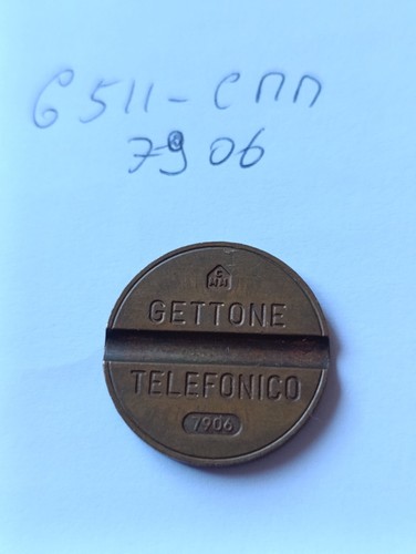 Gettone telefonico italia 7906 - gettone,