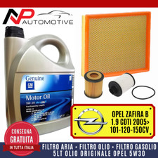 KIT TAGLIANDO OPEL ZAFIRA B 1.9 CDTI 2005> 5 L LITRI LT OLIO OPEL ORIGINALE 5W30