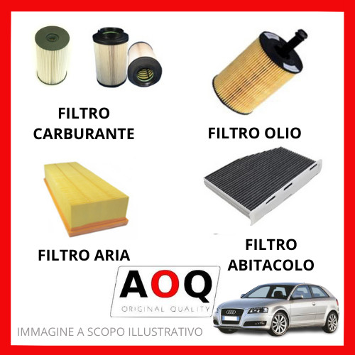 Aoq kit tagliando filtri - tagliando,