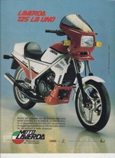 advertising Pubblicità-MOTO LAVERDA 125 LB UNO 1985-MOTOITALIANE MOTOSPORT EPOCA
