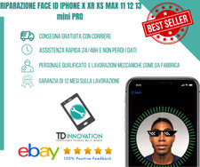 RIPARAZIONE FACE ID IPHONE X XR XS 11 12 13 PRO FLAT DOT PROJECTOR IC RICAMBIO