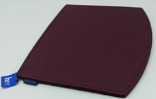 Coprisedile Catifa 46 Hey Sign lana vergine doppio feltro 37x42 cm rosso vino bordeaux