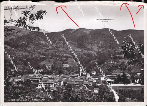 Ca719 cartolina rocca canavese - ca719,