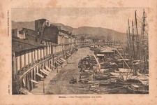Stampa antica MESSINA Corso