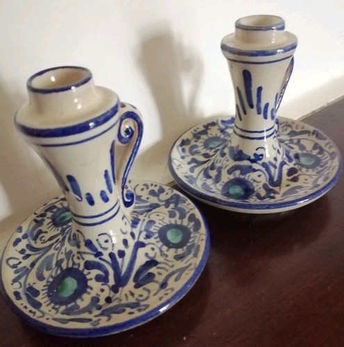 Antico candeliere ceramica - antico,