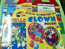5 LIBRI ATTIVITA' GIOCA COLORA