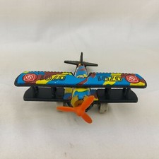 AEREO VINTAGE DEDAL 9 GIOCATTOLO ANNI 70 POLONIA 0701 BIPLANO EPOCA SOVIETICA...