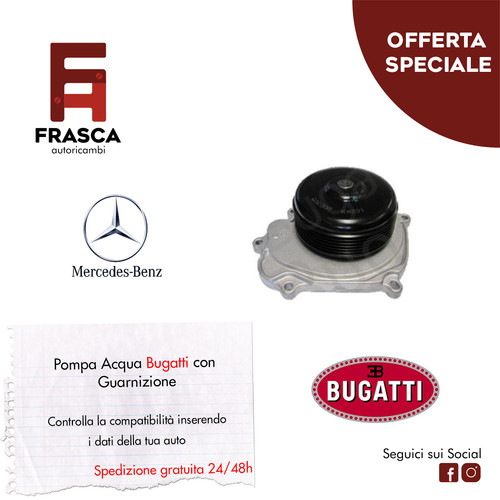 Pompa acqua bugatti - bugatti, con