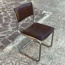 sedia ufficio Pelle Marrone vintage