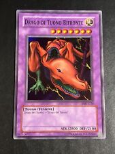 yu gi oh drago di tuono bifronte pmt-i120 super rara ita fusione goat 1996 old
