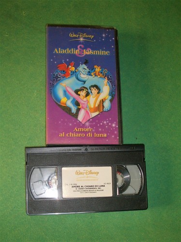 Vhs aladdin jasmine - amore, al