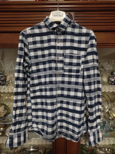 Camicia alcott blu bianco - camicia,