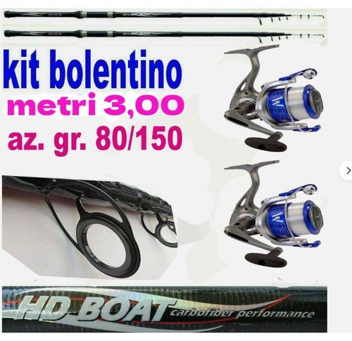 Kit pesca mare bolentino canne - kit,