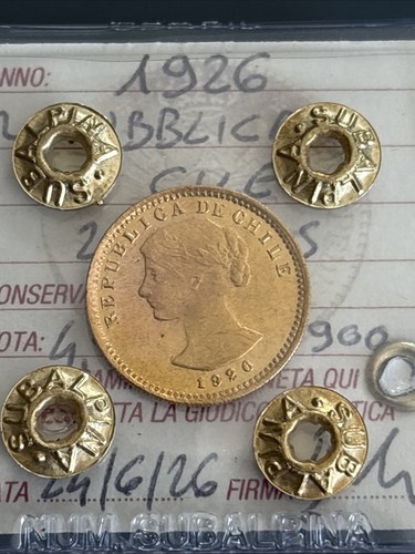 Moneta oro cile - moneta, pesos