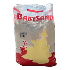 Sabbia per Bambini Bianca Caraibica Sicura Lavata Setacciata per Sabbiere 25kg