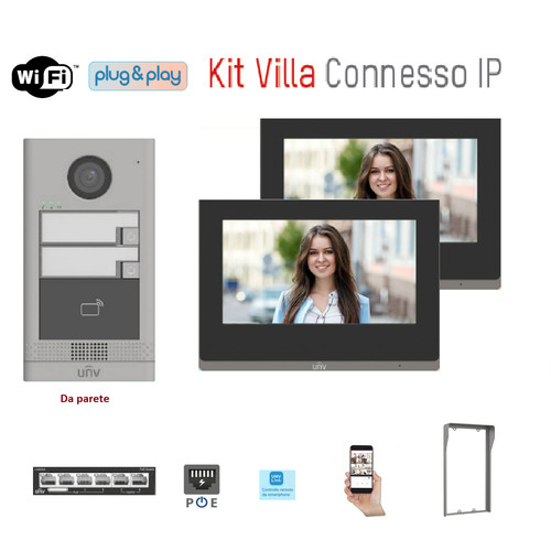 Kit videocitofono bifamiliare - ,