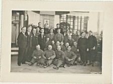 B -  Foto Photo Fotografia Anni 30 - Gruppo Fascismo con Camice nere