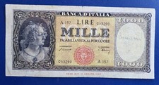 1000 LIRE ITALIA ORNATA DI PERLE   DECR  10/02/1948 NATURALE 