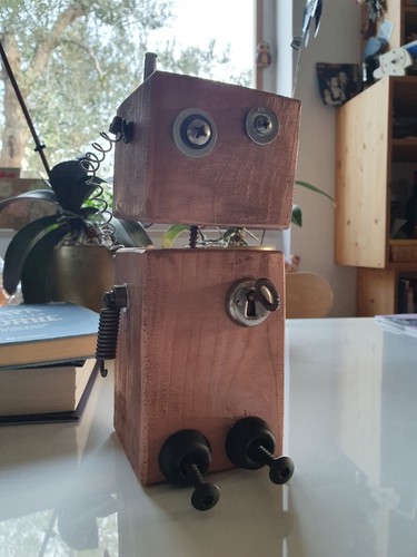 Robot steampunk design - robot,